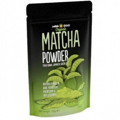 Japoniška matcha arbata Maya Gold MATCHA, 100 g