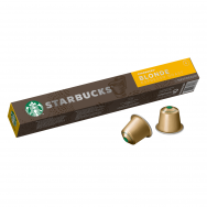 Kavos kapsulės, tinkančios Nespresso kavos aparatams Starbucks Blonde Espresso Roast 10 vnt.