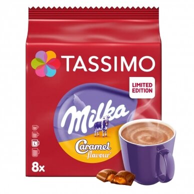 Karštas šokoladas Tassimo Milka Caramel 8 kap.