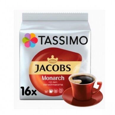 Kavos kapsulės Jacobs Tassimo Monarch 16 kap.