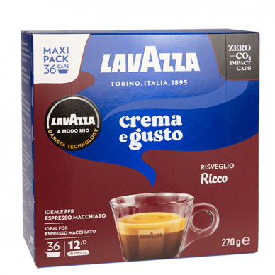 Kavos kapsulės Lavazza A Modo Mio Crema e Gusto Ricco 36 vnt.