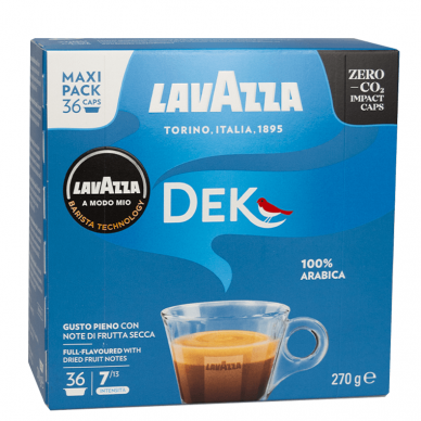 Kavos kapsulės be kofeino Lavazza A Modo Mio Dek 36 vnt.