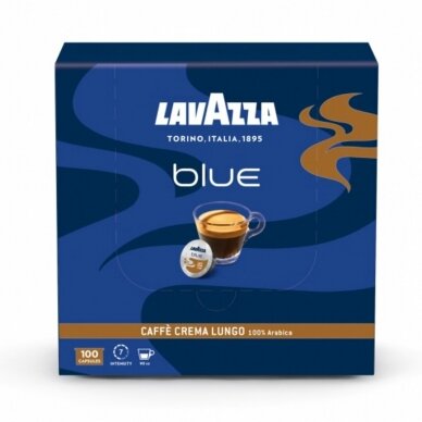 Kavos kapsulės Lavazza Blue Caffe Crema Lungo 100 vnt. 1