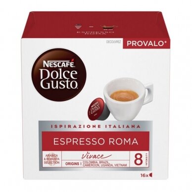 Kavos kapsulės NESCAFÉ Dolce Gusto Espresso Roma 1