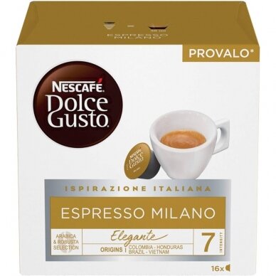 Kavos kapsulės NESCAFÉ Dolce Gusto Espresso Milano 1
