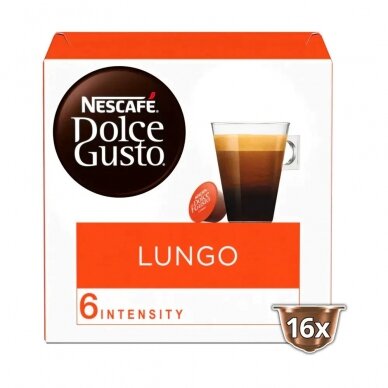 Kavos kapsulės NESCAFÉ Dolce Gusto Lungo 1