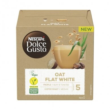 Kavos kapsulės NESCAFÉ Dolce Gusto Oat Flat White