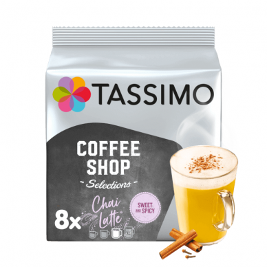 Kavos kapsulės Tassimo Coffee Shop Selections Chai Latte 8 kap.