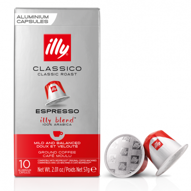 Kavos kapsulės suderinamos su Nespresso® Illy Classico Espresso 10 vnt. 1