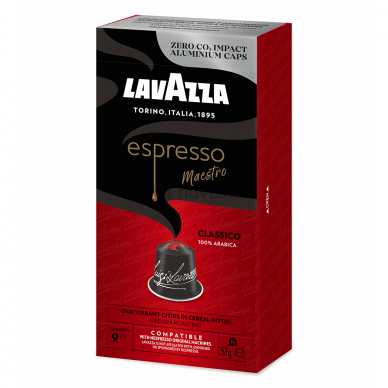 Kavos kapsulės, suderinamos su Nespresso® Lavazza Maestro Classico 10 vnt.