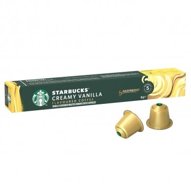 Kavos kapsulės, suderinamos su Nespresso® Starbucks Creamy Vanilla 10 vnt.