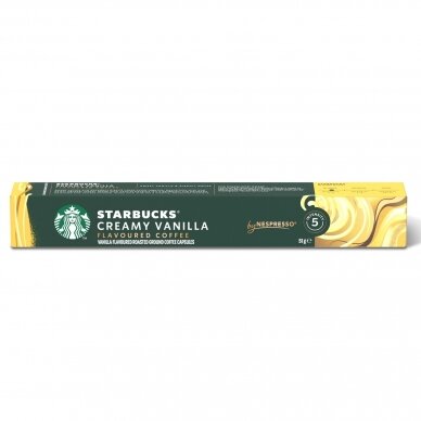 Kavos kapsulės, suderinamos su Nespresso® Starbucks Creamy Vanilla 10 vnt. 1