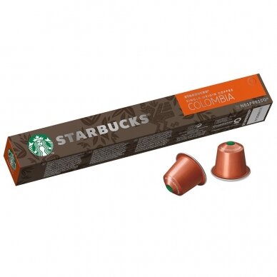 Kavos kapsulės, suderinamos su Nespresso® Starbucks Single-Origin Colombia 10 vnt.