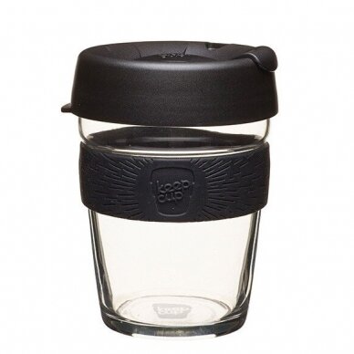 Kavos puodelis KeepCup Brew BLACK, 340 ml