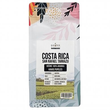 Kavos Pupelės Costa Rica San Rafael Tarrazu, 250 g 1