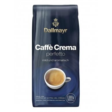 Kavos pupelės Dallmayr Caffe Crema Perfetto, 1 kg