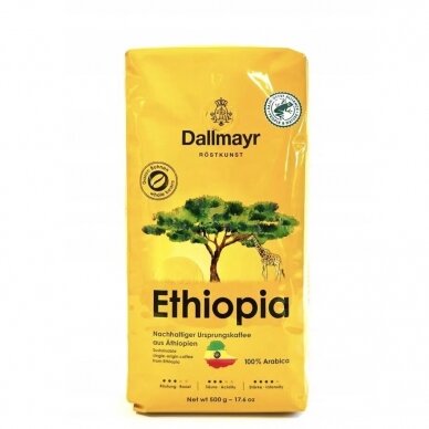 Kavos pupelės Dallmayr Ethiopia, 500 g