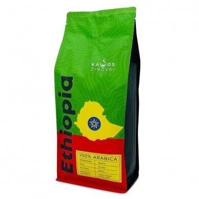 Kavos Pupelės Ethiopia Sidamo, 1 kg 2