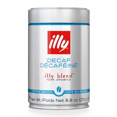 Kavos pupelės ILLY Kava be kofeino, 250 g