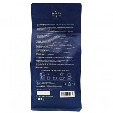 Kavos pupelės Kavos Žinovai Espresso Italian Roast, 1 kg 3