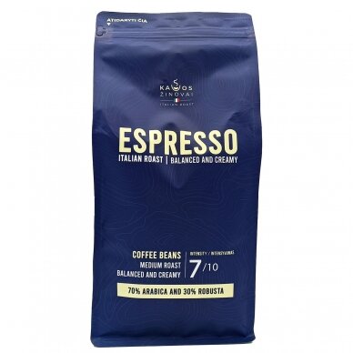 Kavos pupelės Kavos Žinovai Espresso Italian Roast, 1 kg 2