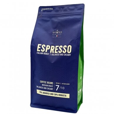 Kavos pupelės Kavos Žinovai Espresso Italian Roast, 1 kg 1