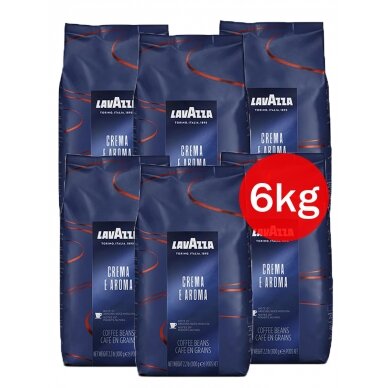 Kavos pupelės Lavazza Crema e Aroma Espresso, 6 kg