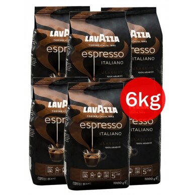 Kavos pupelės Lavazza Espresso, 6 kg