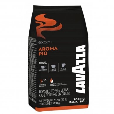 Kavos pupelės Lavazza Expert Aroma Piu, 1 kg