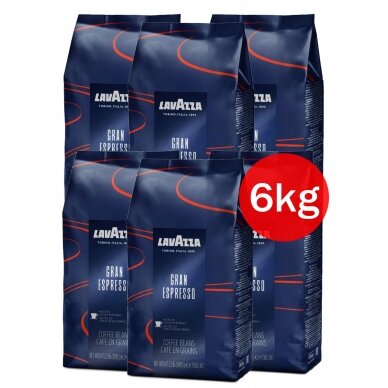 Kavos pupelės Lavazza Gran Espresso, 6 kg