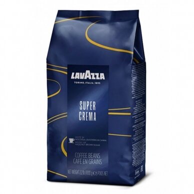 Kavos pupelės Lavazza Super Crema, 1 kg