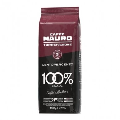 Kavos pupelės Mauro Centopercento, 1 kg