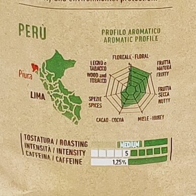 Kavos pupelės Mauro Peru, 1 kg 2