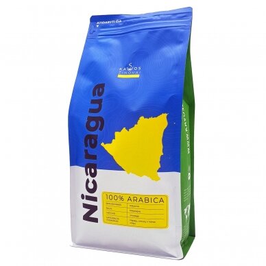 Kavos Pupelės Nicaragua Single Origin, 1 kg 2