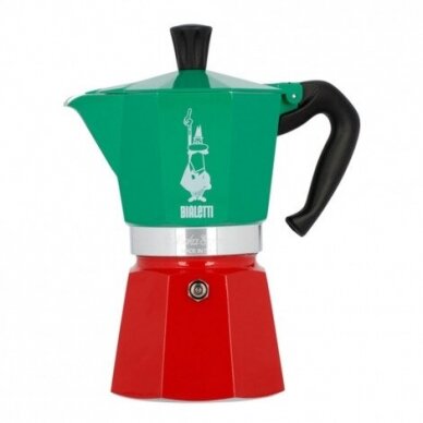 Moka kavavirė Bialetti Moka Express 6 cup Italia 300 ml