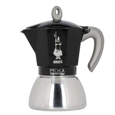 Moka kavavirė Bialetti Moka Induction 6-cup Black 280 ml