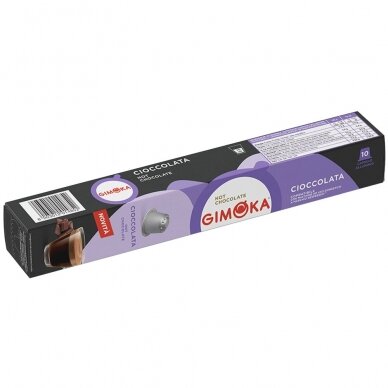 Karšto šokolado kapsulės, suderinamos su Nespresso® Gimoka Cioccolata 10 vnt.