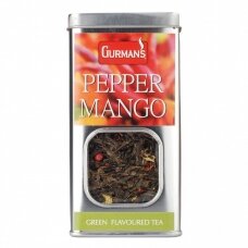 Žalioji aromatinė arbata GURMAN'S PEPPER MANGO, 70 g